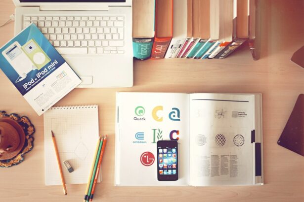 pencils and smartphone on top of books